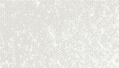 Subway tiles horizontal white background Metro brick decor seamless pattern for kitchen, bathroom or outdoor architecture vector illustration Glossy building interior design tiled material