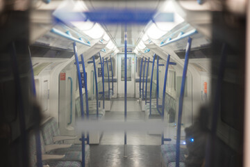 Empty London Underground Carriage