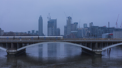 train crossing a river