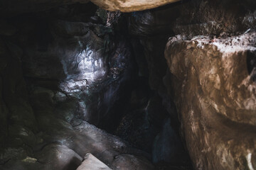 Onepoto Caves near Lake Waikaremoana. New Zealand