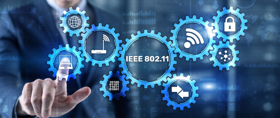 802.11. Wireless data transmission concept IEEE