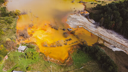 Contaminated Water, Aerial View