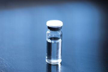 Medicine bottle. Virus. Background. Medical.