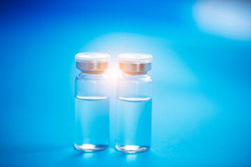 Vaccine bottle. Hope. Help. Bottle. Vaccine