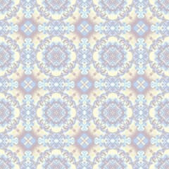 Abstract mosaic art pattern. Seamless ornament.