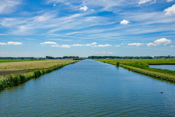 The nature reserve of Midden Delfland, a beautiful agricultural polder landscape near Rotterdam,...