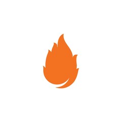 Fire flame Logo Template vector icon Oil, gas and energy logo