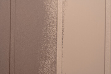 Fototapeta premium Panel in house painted in gray.