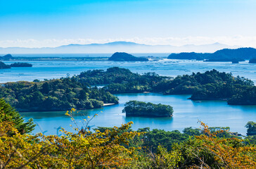 Obraz premium 日本三景 秋の松島