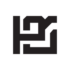 Monogram Logo design vector