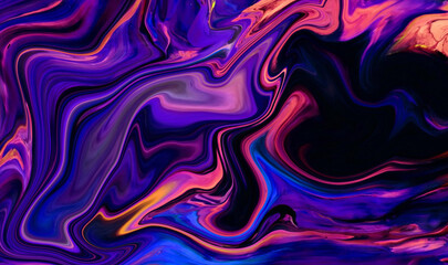 Fototapeta na wymiar High Resolution Colorful fluid painting with marbling texture, 3D Rendering.