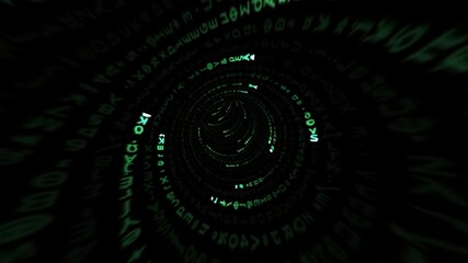 Driving through the binary data tunnel