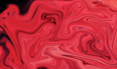 Fototapeta premium High Resolution Colorful fluid painting with marbling texture, 3D Rendering.