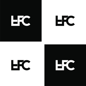 tfc initial letter monogram logo design set