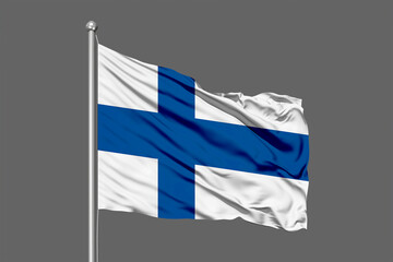 Obraz premium Finland Flying Flag