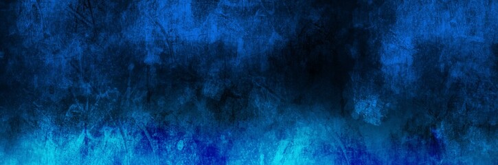 Abstract background painting art with shiny blue texture paint brush for christmas poster, banner, website, card background