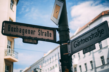 Berlin Street Sign