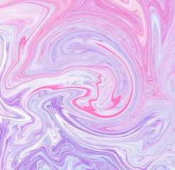 High Resolution Colorful fluid painting with marbling texture, 3D Rendering.	
