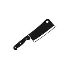 kitchen knife icon design template vector