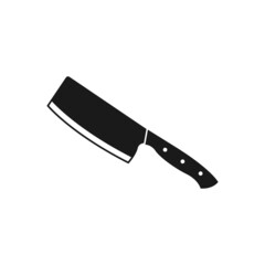 kitchen knife icon design template vector