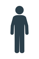 pictogram man standing