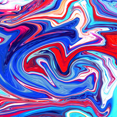 Colorful abstract liquid marble texture, fluid art. Very nice abstract colorful design swirl background Video. 3D Rendering, 4K.	