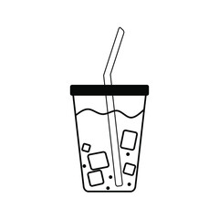 illustration of a glass