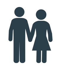pictogram man and woman