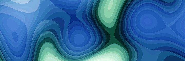 abstract geometric background with wave lines