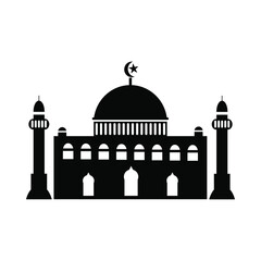 mosque flate icon