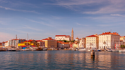 Portoroz harbour and marina. Slovenia