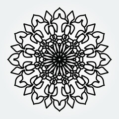 decorative concept abstract mandala illustration