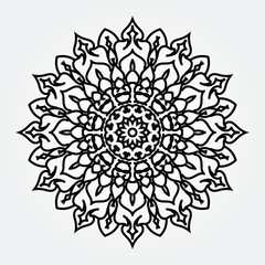 decorative concept abstract mandala illustration