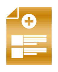 Obraz premium medical report icon