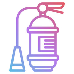 extinguisher gradient icon