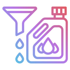 funnel gradient icon