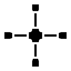 lugwrench glyph icon