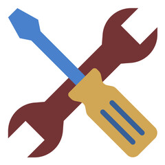screwdriver flat icon