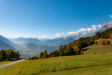 landscape in the mountains
