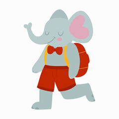 Back to school animal cute