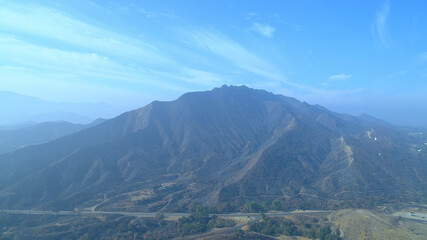 Woolsey Fire, Malibu California Post fire Burnt Mountains
