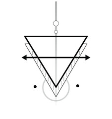 Simple and elegant arrow in line tattoo design.
