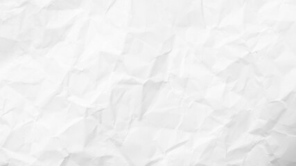 White Paper Texture background. Crumpled white paper abstract shape background with space paper recycle for text