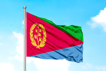 Eritrea Flying Flag