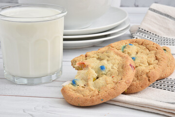 Sugar cookies with a missing bite