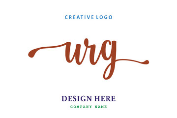 URG lettering logo is simple, easy to understand and authoritative