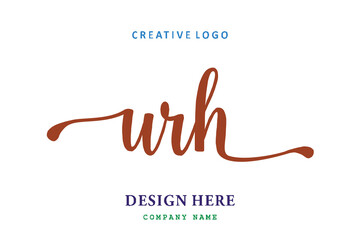 URH lettering logo is simple, easy to understand and authoritative