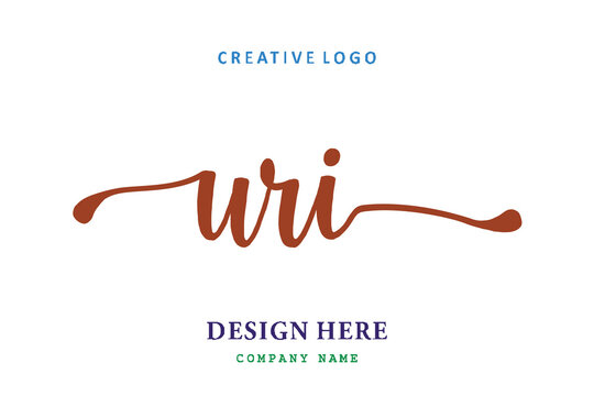 URI lettering logo is simple, easy to understand and authoritative