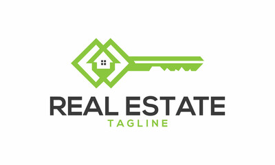 Unique real estate logo Modern and minimalist vector and abstract logo