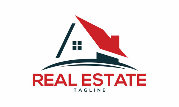 Unique real estate logo Modern and minimalist vector and abstract logo